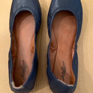 Women's Lucky Flats 2 pair Black and Navy Size 11